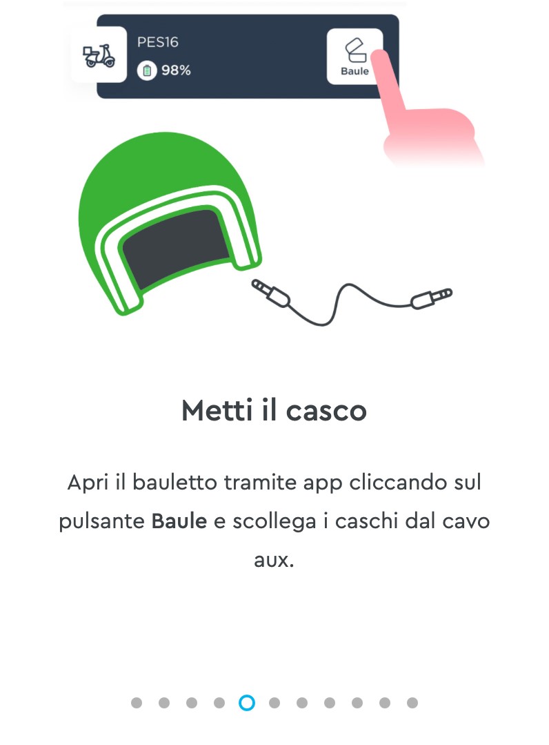 Prepara il Casco